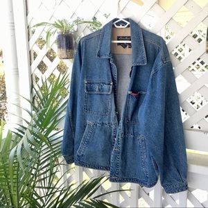 Vintage Over size jean jacket • unisex